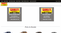 Desktop Screenshot of ganleynissan.com